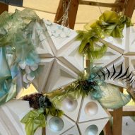 Bioplastic Hayes Pavilion by Re:Right Design at Glastonbury 2024