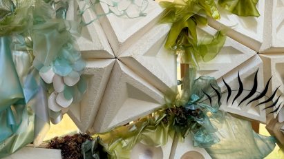 Bioplastic Hayes Pavilion by Re:Right Design at Glastonbury 2024
