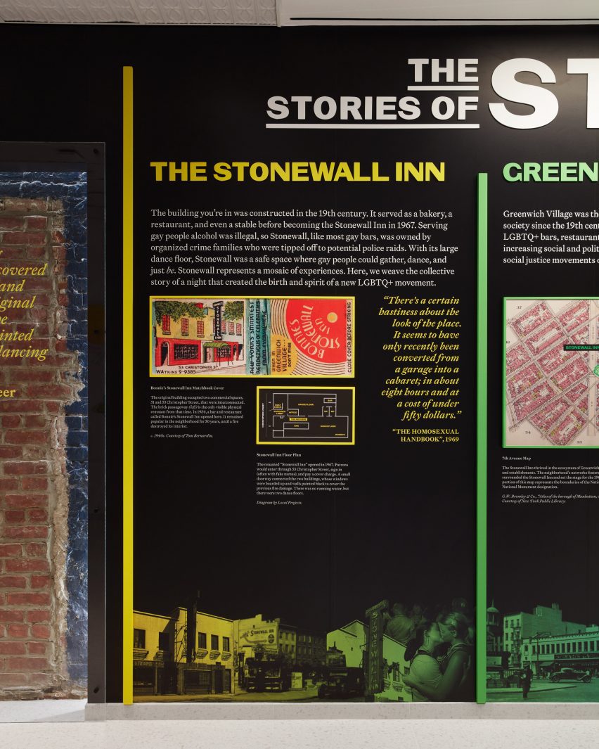 Stonewall national monument interior wall