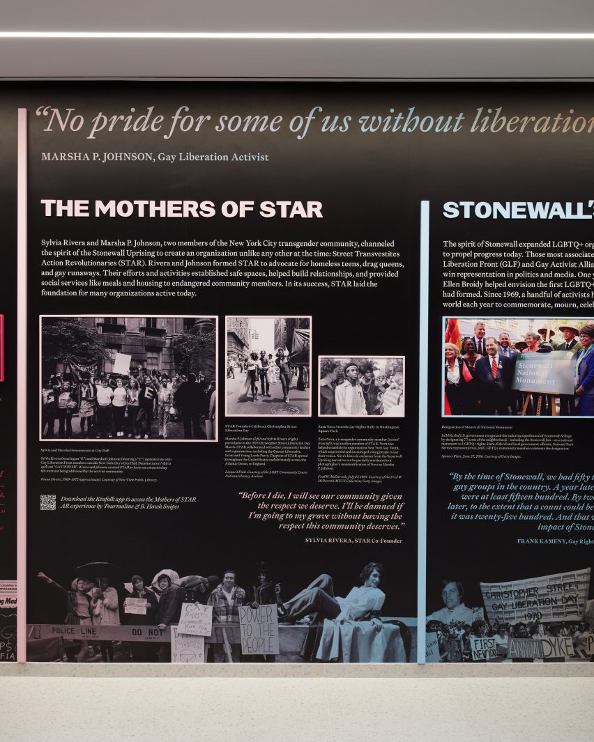 Stonewall national monument interior wall