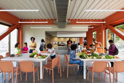 Inside of agricultural center 