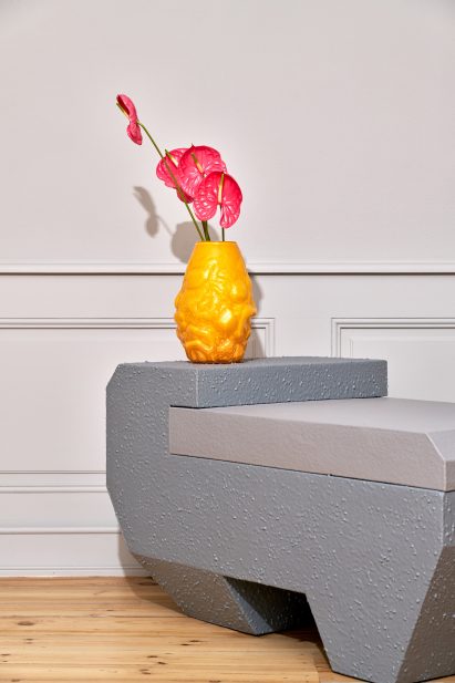 Chair with flower on it by Jacob Egeberg