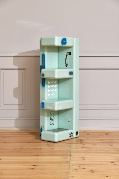 Turquoise shelf