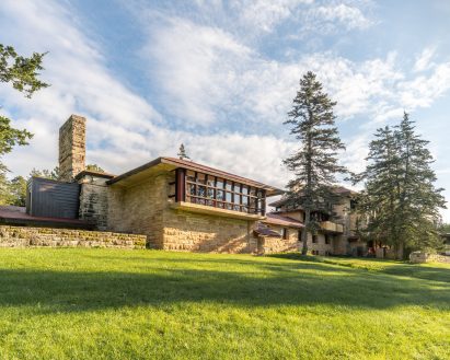 A house with a large yard