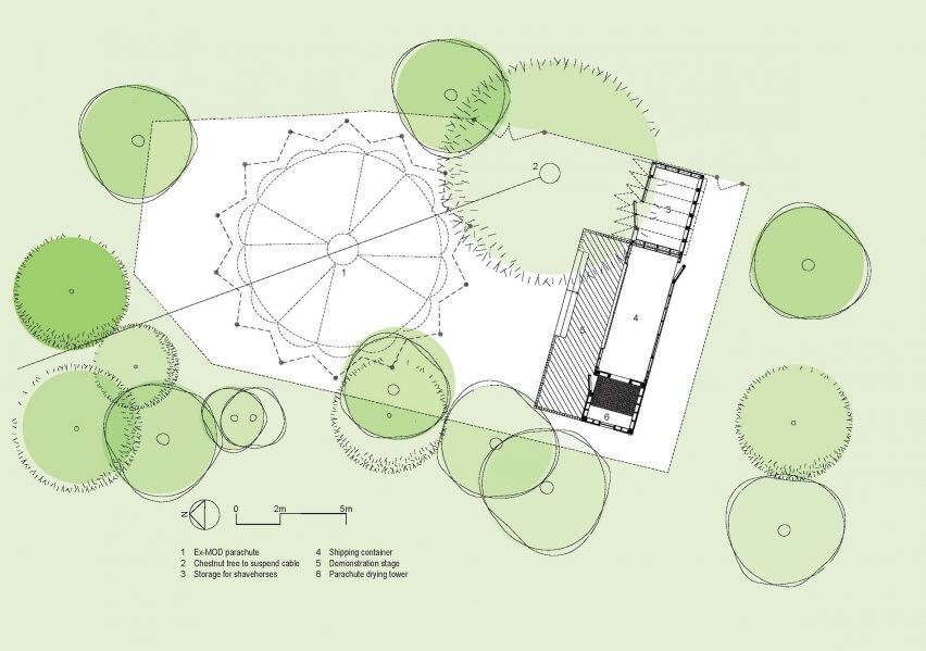 Site plan of The Clearing in Bexley by WonKy