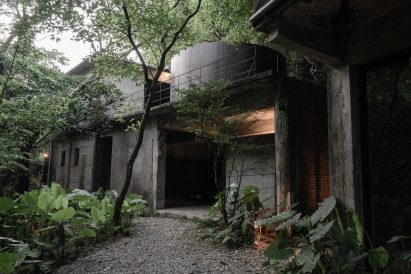 Exterior view of industrial retreat by Divooe Zein Architects