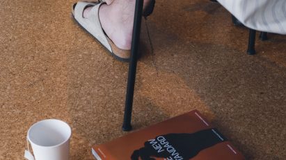 Book on the floor