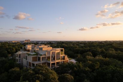 An apartment complex in Mexico