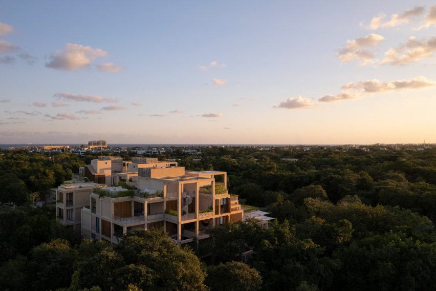 An apartment complex in Mexico