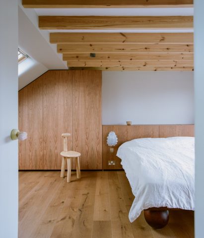 Bedroom interior at Trove in London