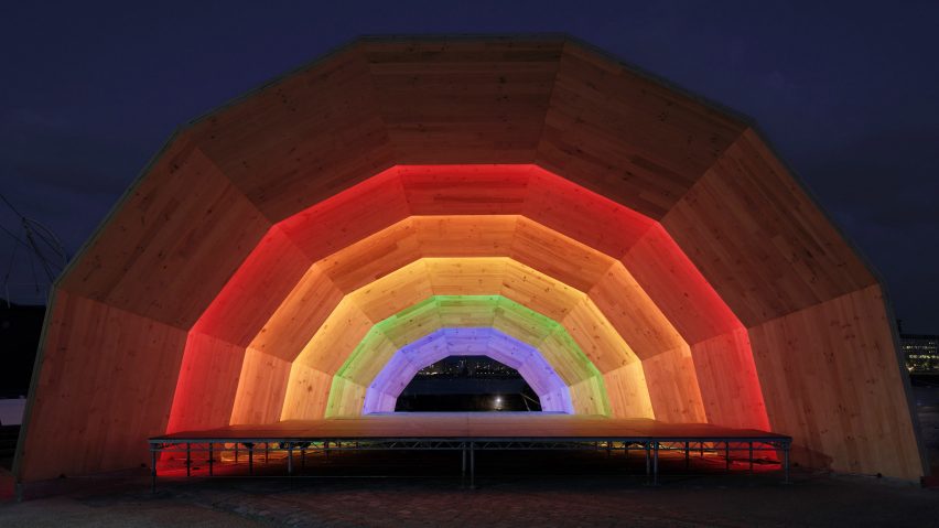 The Armadillo at night