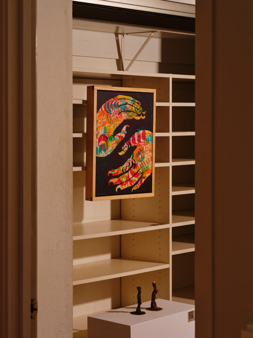 Wooden shelving