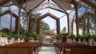 Chapel with large windows