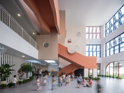 Atrium of nursery in China