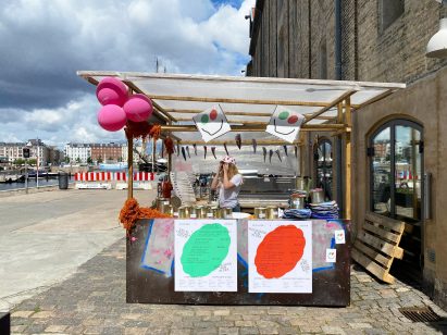 Studio Flétta and artist Ýrúrarí pop-up pizza restaurant