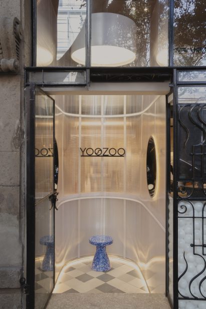 Yoozoo boba tea shop in Mexico City