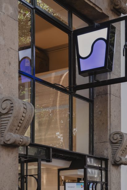Colonial-style building exterior in Mexico City
