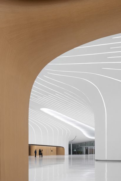 Interior of ZGC International Innovation Center in Beijing by MAD