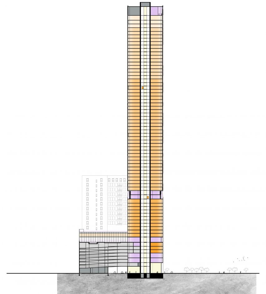 Jahn skyscraper plans