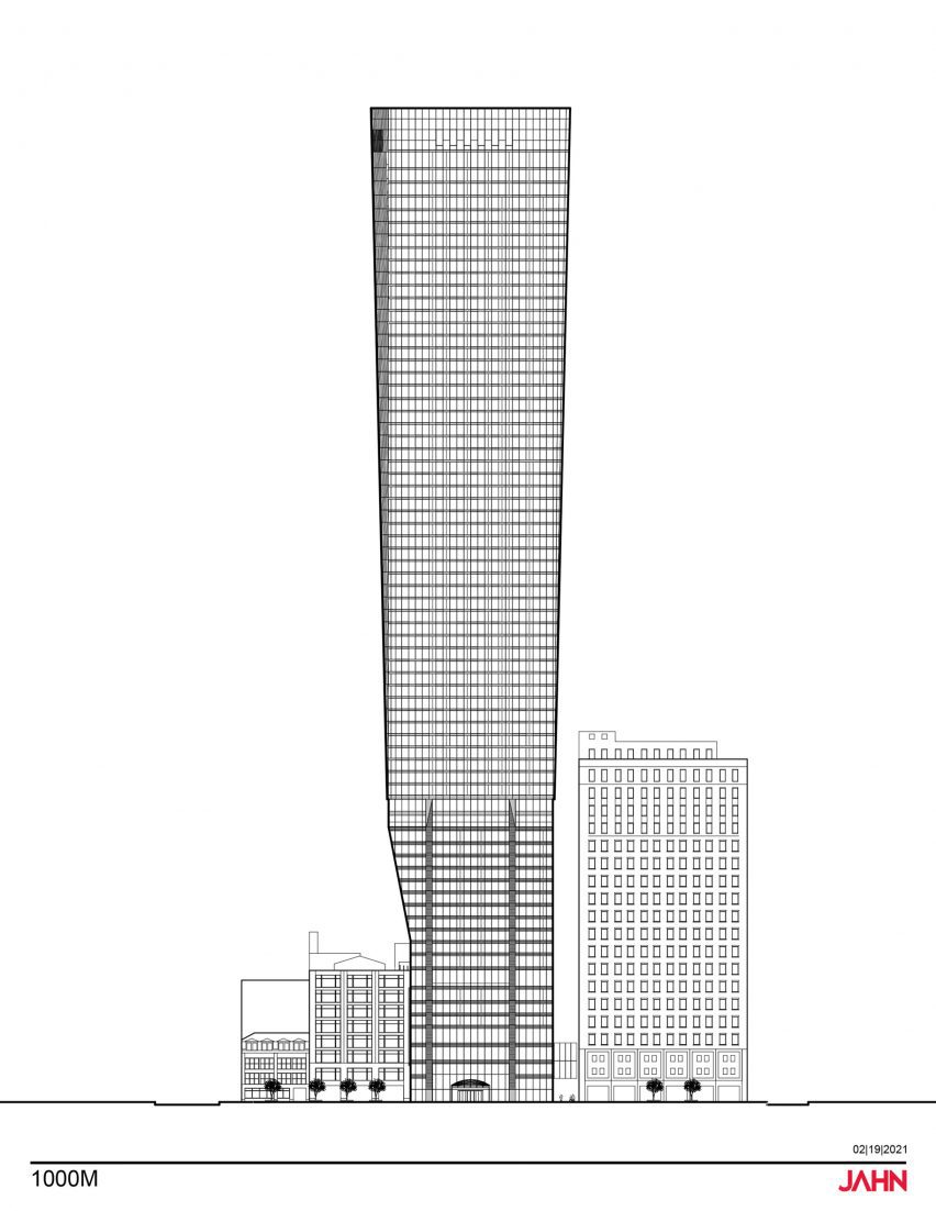 Jahn skyscraper plans