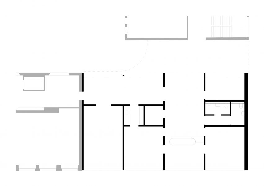 Plan of Aeschi School in Switzerland by Haller Gut Architekten