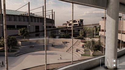 Rendering of museum