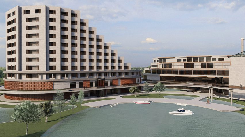 Rendering of museum