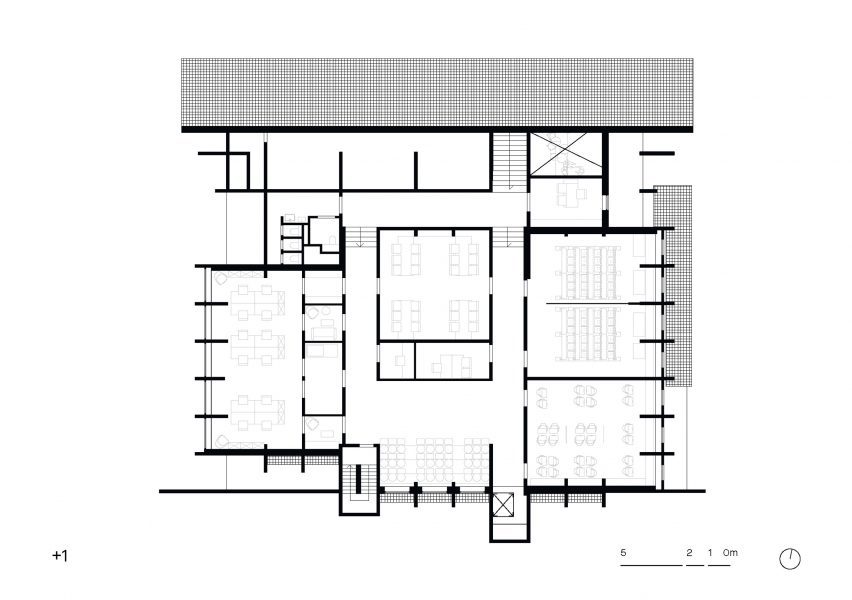 First floor plan of CPFB by Archipelago