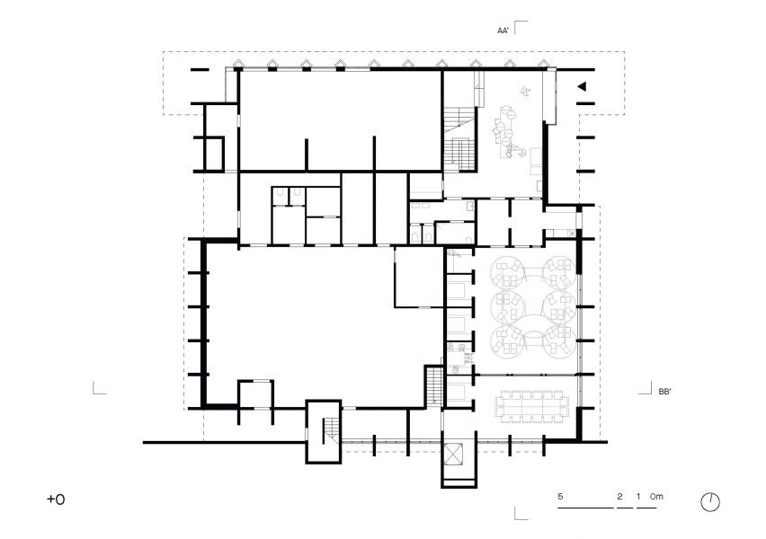 Ground floor plan of CPFB by Archipelago