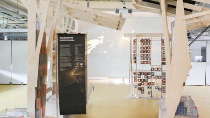 Gaza experimental lab and mobile clinic by Architects for Gaza at the London Festival of Architecture