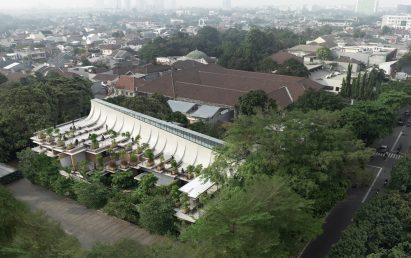 View of Aruma Split Garden in Jakarta