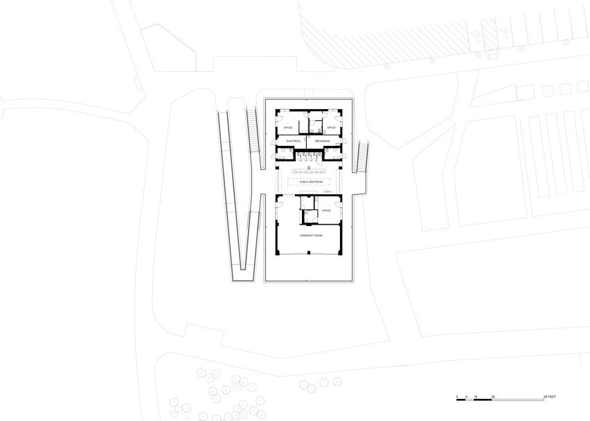 Arverne welcome center drawing