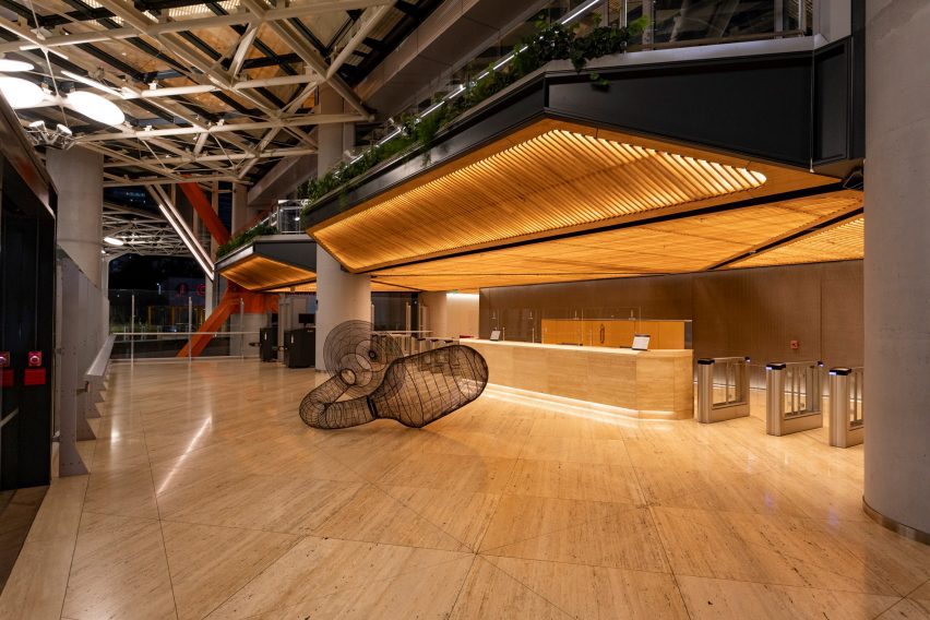 Exterior lobby