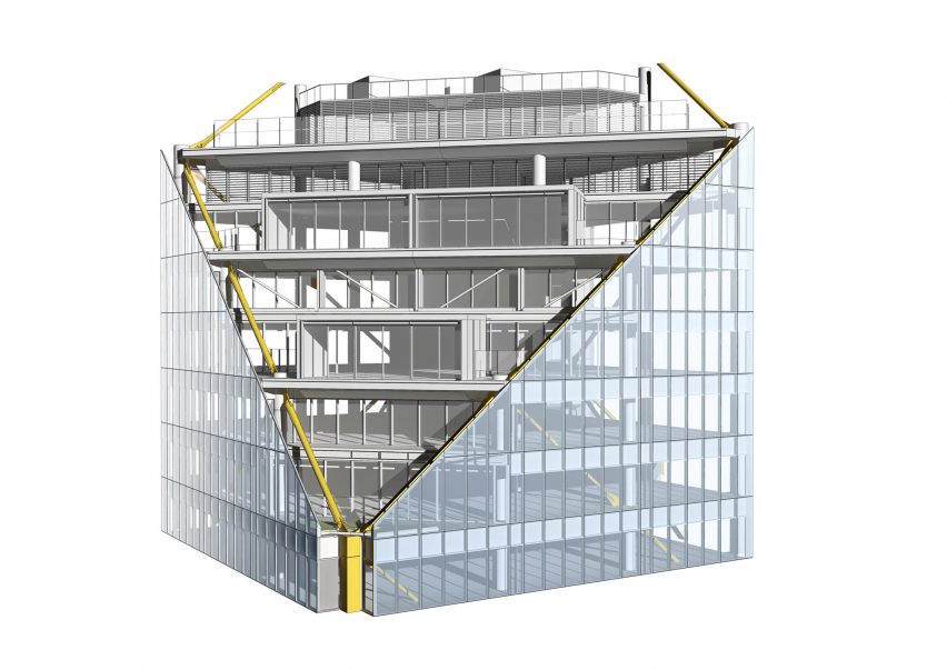 3d portion of a building