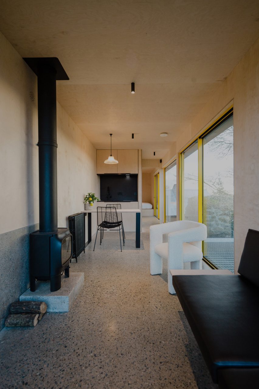 Interior of Barneys Ruin by Patrick Bradley Architects