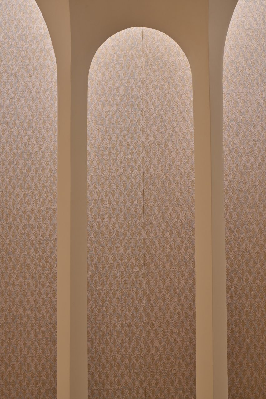 Arches in Brick House bedroom