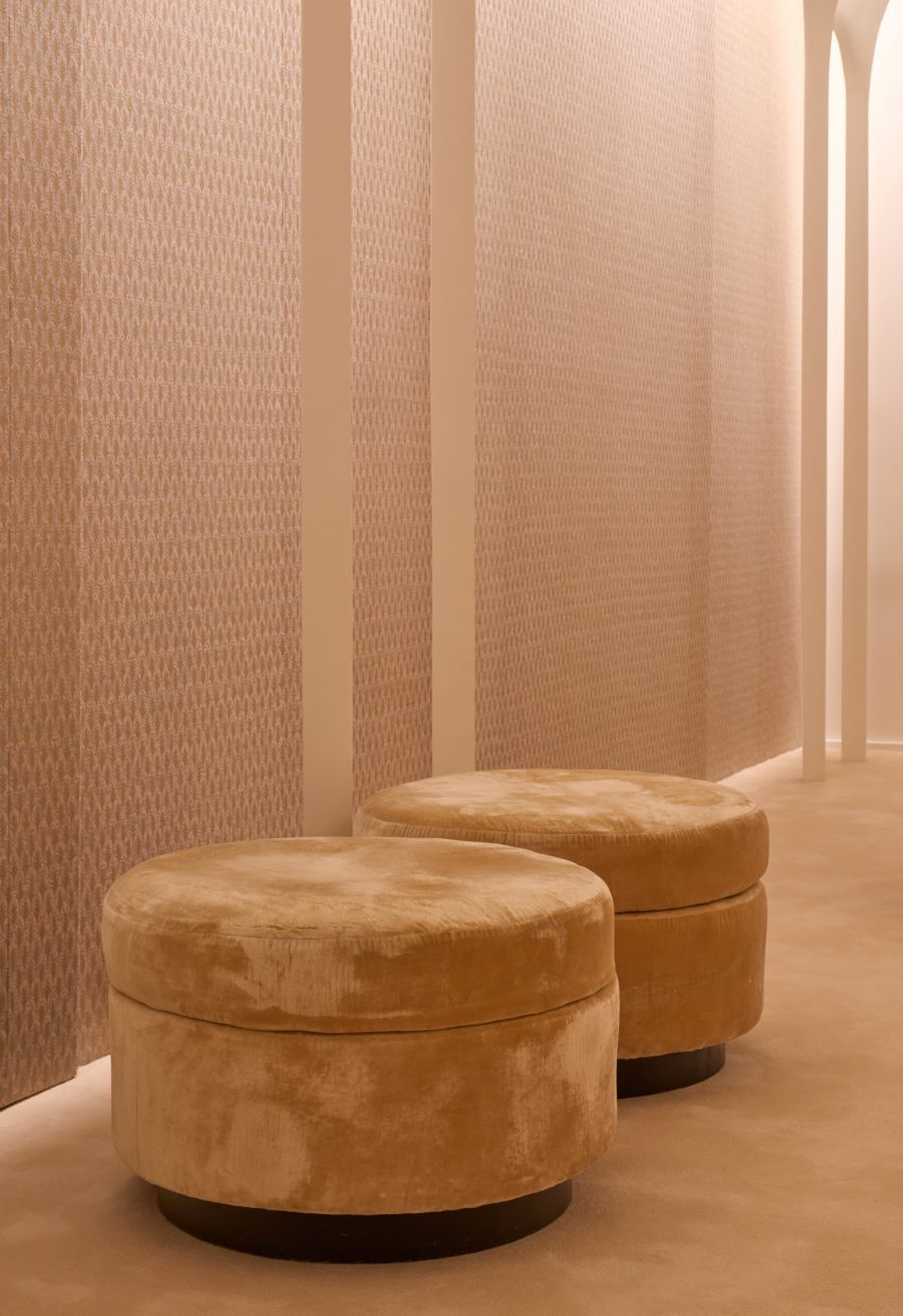 Velvet stools