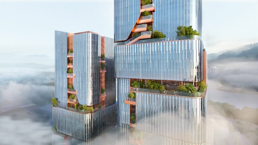 Ole Scheeren Scenic City towers headquarter Shenzhen