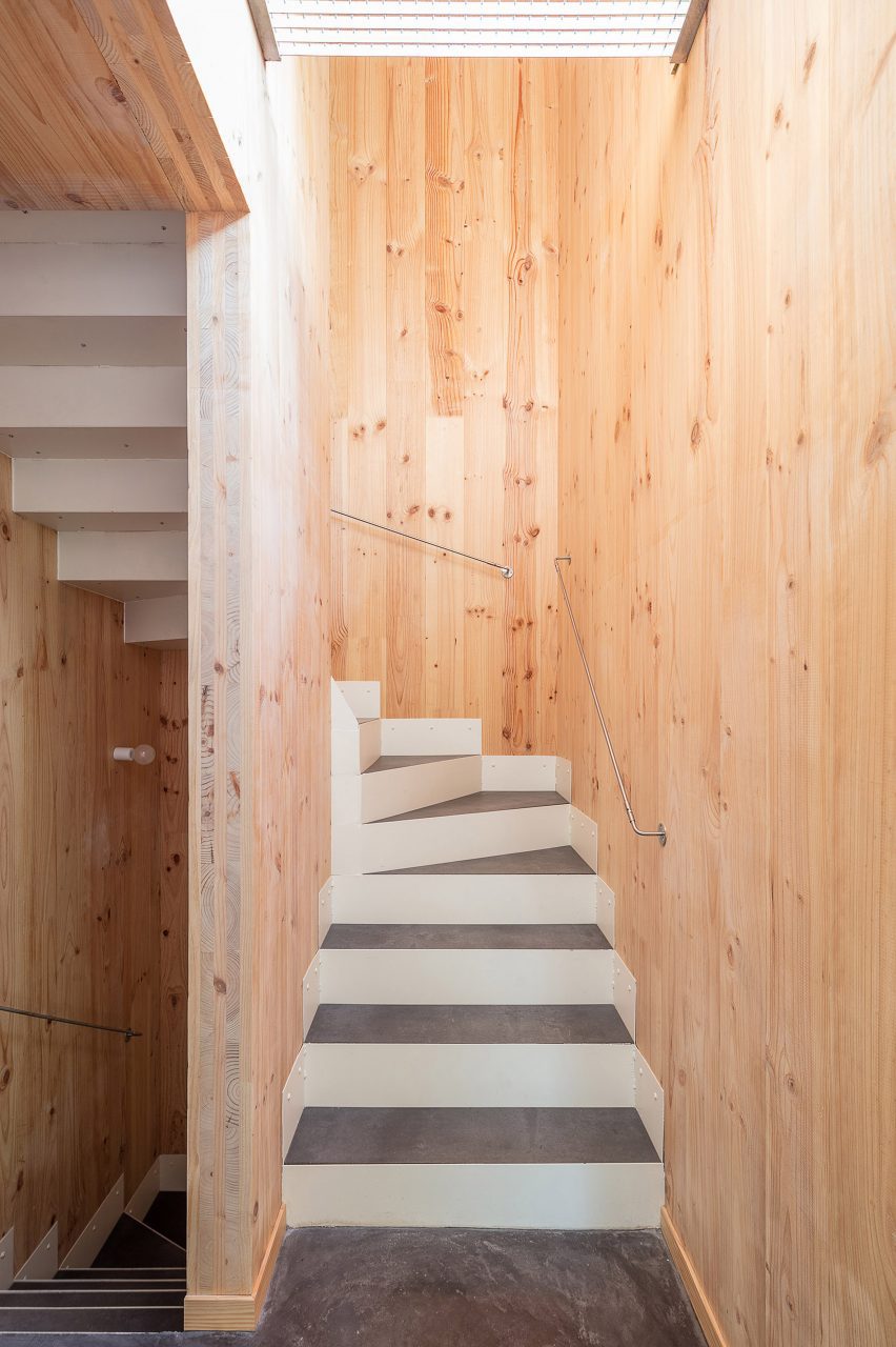 Staircase in Casa Pádel by Núñez Ribot