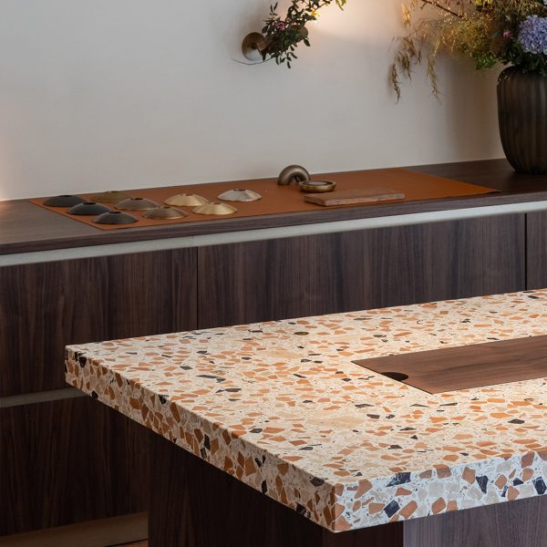 Solus ceramics terrazzo tiles made from waste materials