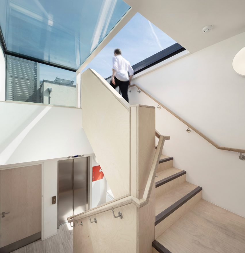 Interior of The Scoop by Corstorphine & Wright