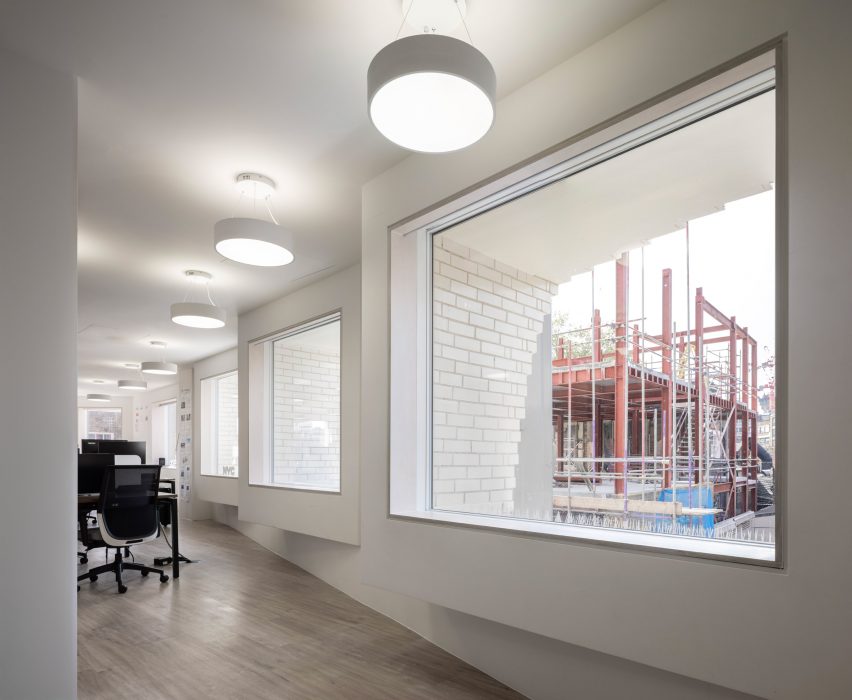 Interior of The Scoop by Corstorphine & Wright