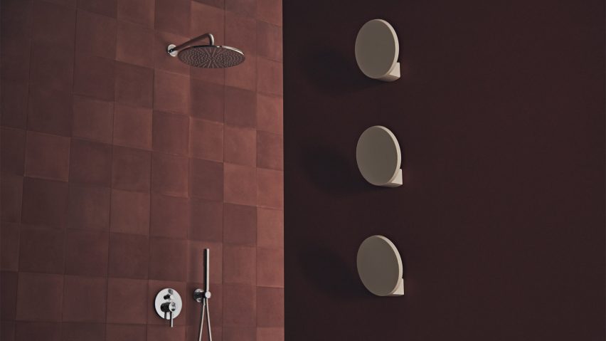 Dots towel rail by Tubes