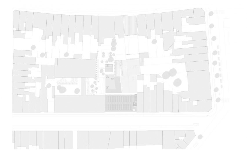 Site plan of ACV-CSC-Metea by EVR Architecten