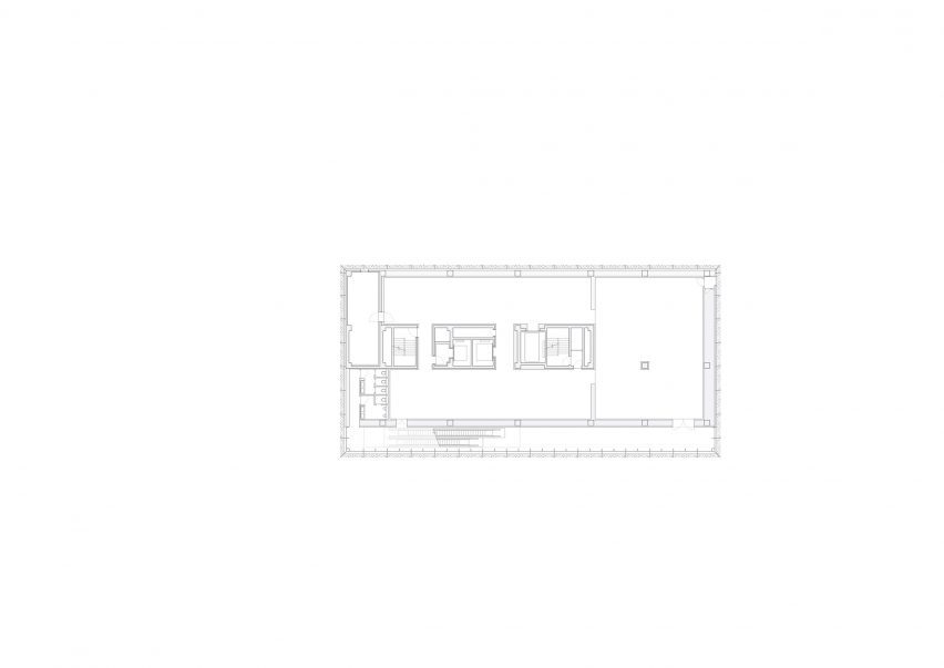 Second floor plan of Audeum by Kengo Kuma and Associates
