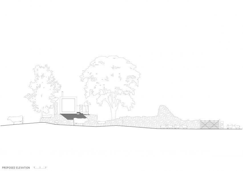 Elevation of Barneys Ruins by Patrick Bradley Architects