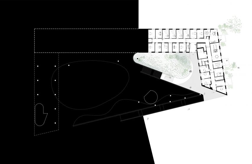 Basement plan of Carcavelos Health Complex
