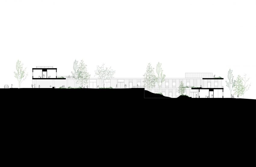 Section of Carcavelos Health Complex