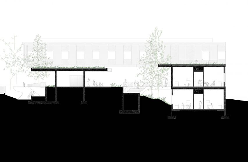 Section of Carcavelos Health Complex