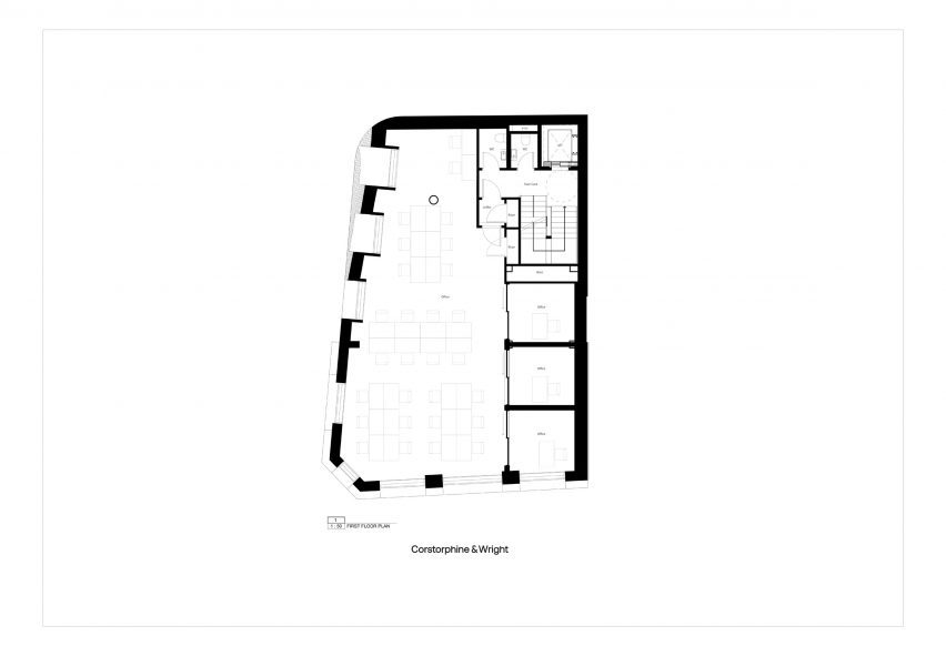 First floor plan of The Scoop by Corstorphine & Wright